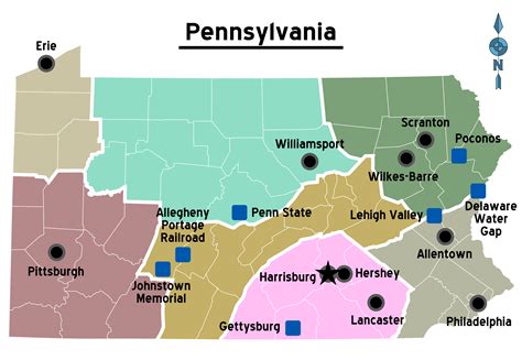 File:Pennsylvania regions map.png - Wikitravel Shared