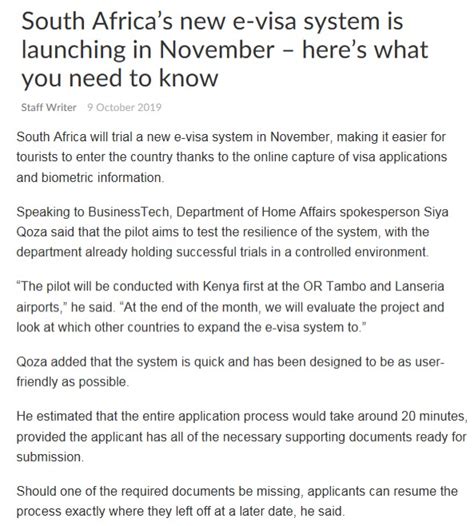 南非电子签下个月起开始实行！_格子签证