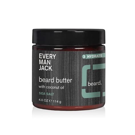 Every Man Jack Beard Butter - Sea Salt -- 4 oz - Vitacost