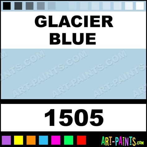 Glacier Blue Acrylic Enamel Paints - 1505 - Glacier Blue Paint, Glacier ...