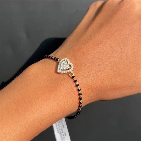 Petite Spark Diamond Mangalsutra Bracelet