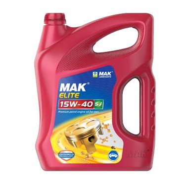 MAK Elite 15W-40: Best Engine Oil for Petrol & Diesel Cars
