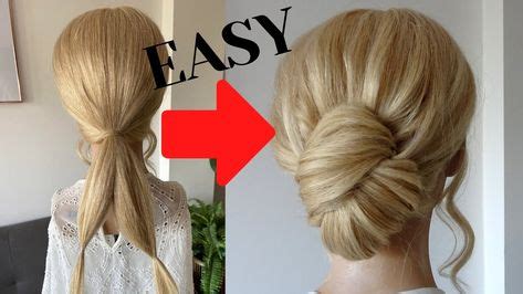 Easy Chignon Tutorial 的图像结果
