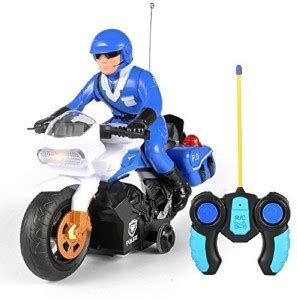 FunBlast RC Police Patrol Motorcycle Remote control Motor Bike for Kids ...