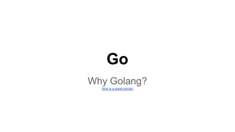 Image result for Go Explained