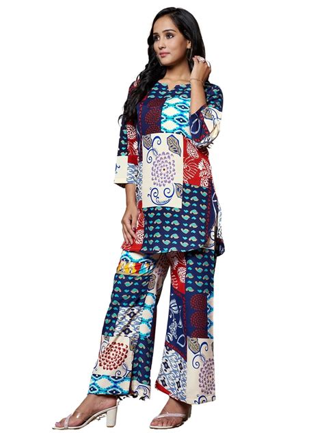 Buy GRECIILOOKS Women's Co-Ord Set | Cotton Blend Loungewear Set ...