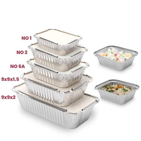 Thickened Full Half Size Aluminum Tray 8389 Foil Container No1 No2 6A ...