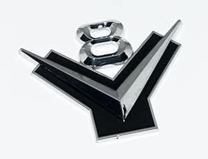 Incognito V8 Big & Bold Metal Logo Sticker: Power in Every Detai (Black ...