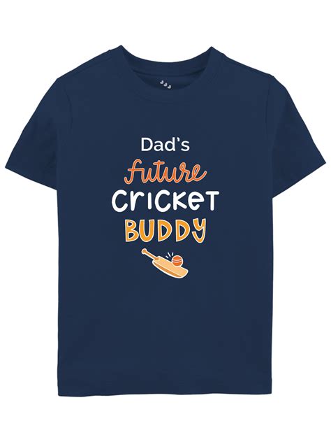 Dad's Future Cricket Buddy - Tee | Buy online Personalised Baby Tee/T ...