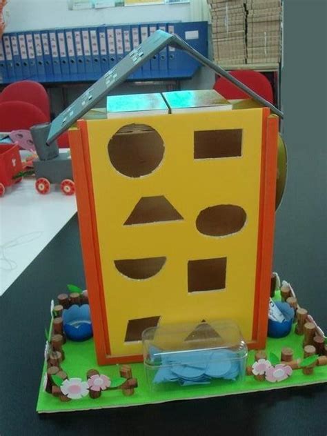 幼儿教师玩教具制作：图形大楼-- 分类导航 - 浙江学前教育网
