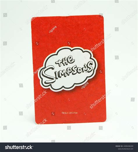 Playing Card Logo Animated Series Simpsons Stock Photo 2295436193 | Shutterstock