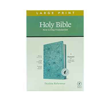 NLT Large Print Thinline Reference Bible, Filament Enabled – BibleStore