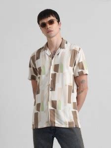 JACK & JONES Men Printed Casual Multicolor Shirt - Buy JACK & JONES Men ...