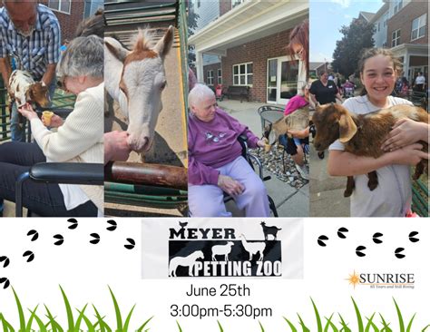 Meyer Brothers Petting Zoo - Sunrise Retirement Community