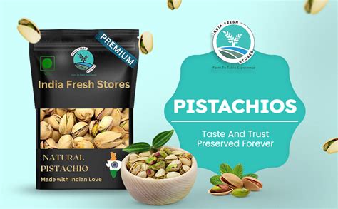 INDIA FRESH STORES-Pistachios-(200 GM)- Premium Roasted and Salted ...