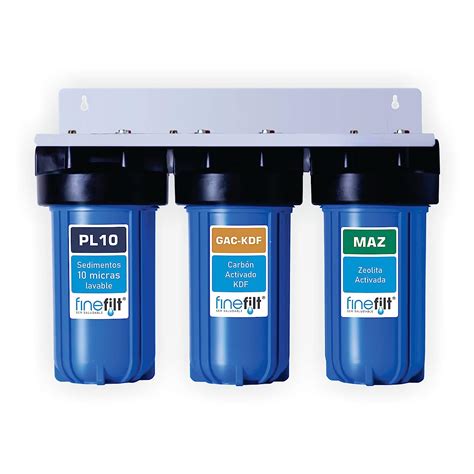 Filtro de Agua para Casa o Pozo | Filtro Entrada de Agua con 3 Etapas ...