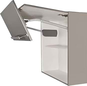 Volo Hydraulic Bi-Fold Pneumatic Two Door Cabinet Hinge Support Lift Up ...