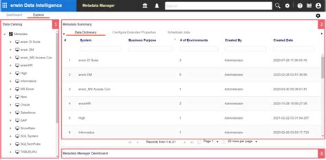 Metadata Manager 的图像结果