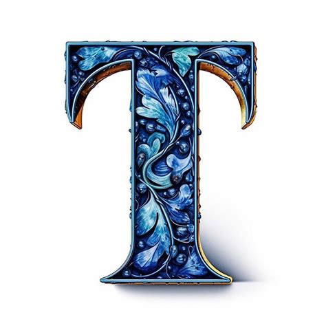 Premium AI Image | Latin letters isolated on a white background