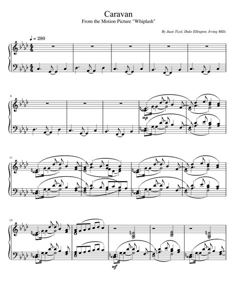 Caravan (arr. poon) by Duke Ellington and his Orchestra Sheet Music for ...