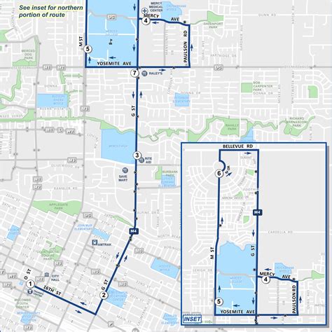 M4 - North G Street | Merced Transit Authority, CA - Official Website