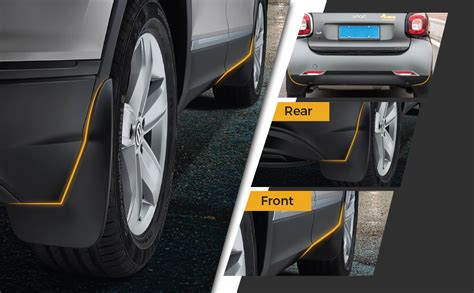 Autoistix Mud Flap for Mahindra TUV 300 Plus 2015 : Amazon.in: Car ...