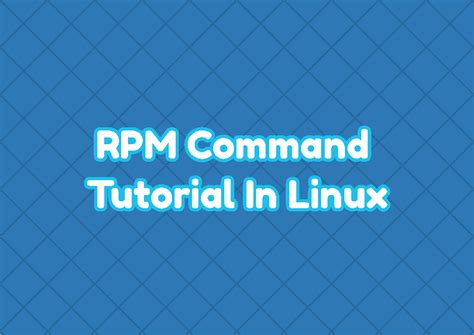 Linux RPM Tutorial 的图像结果