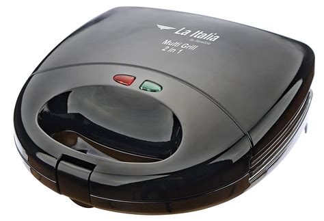 Buy La Italia by Renesola 2 in 1 Sandwich and Grill Maker (Black ...