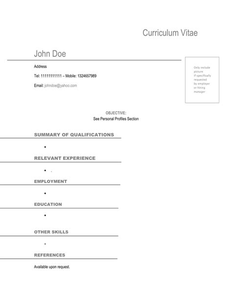 Image result for How to Write a CV Example