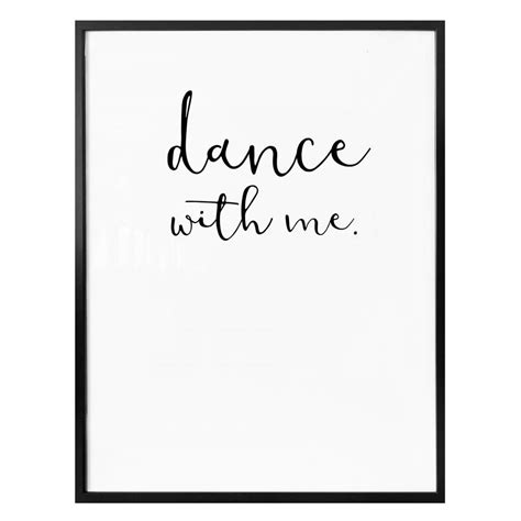 Poster Dance with me | wall-art.com