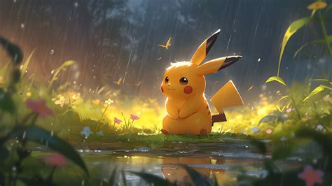 Cute Pokemon Pikachu Desktop Wallpaper - Pokemon Wallpaper 4K