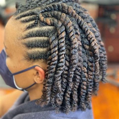 55 Sophisticated Two-Strand Twists Winter Protective Hairstyles For ...
