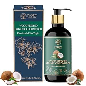 Buy Ivory Natural Wood Pressed Organic Coconut Oil (200 ml) - Ayush ...