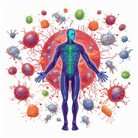 Detailed Illustration of Human Immune System | Premium AI-generated vector