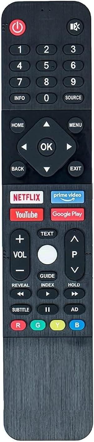 Buy HDF Remote Control Compatible For Sansui Smart Lcd Led Tv Remote ...