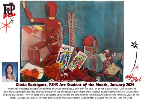 January 2024: PJHS Art Student of the Month | Port Jervis High School