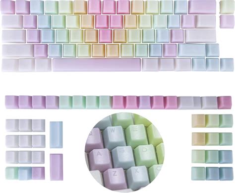 POM Jelly Keycaps 109-Key Doubleshot Translucent OEM India | Ubuy