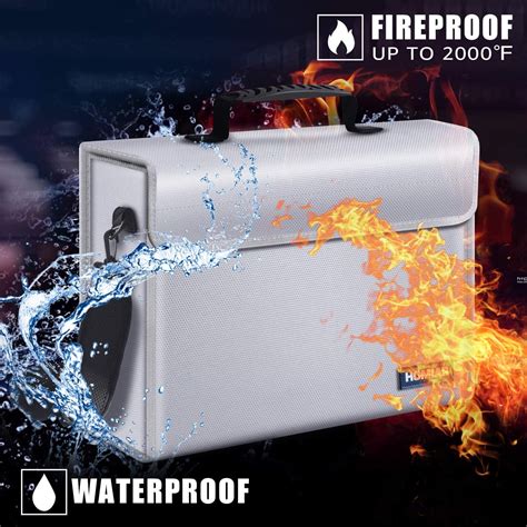 Buy Fireproof Document Bags, Extra Large (17x12x6) Fireproof Safe Bag ...