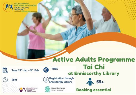 Active Adults Tai Chi with Sports Active Wexford, Lymington Road ...