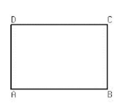 Given below is a rectangle ABCD , AB = 8 cm, BC = 5cm. Find