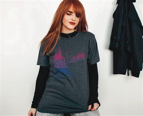 Bi Shirt, Subtle Bi Pride Shirt, Bisexual T Shirt, Bisexual Graphic Tee, Pride Month Shirt ...