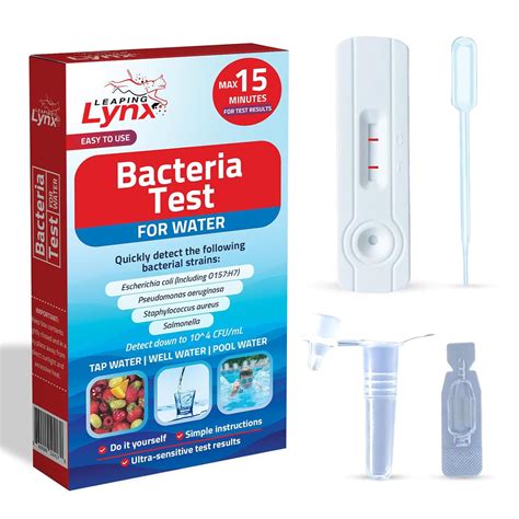 10- Minute Coliform Bacteria Water Test Kit - Detects E. coli ...