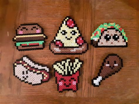 Perler Bead Food Designs 的图像结果