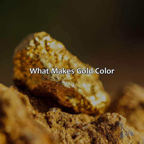 What Colors Make Gold