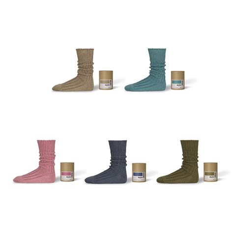 DECKA QUALITY SOCKS Cased Heavyweight Plain Socks -3rd Collection- デカ ...