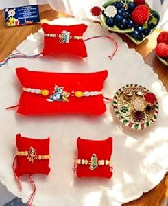 Buy V VRINDE Cartoon n Ramlala Metal Rakhi: 4.5 Inch Plate: Greeting ...