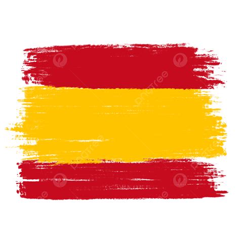Drapeau Espagne Espagne Doodle Coup De Pinceau Drapeau Autocollant ...
