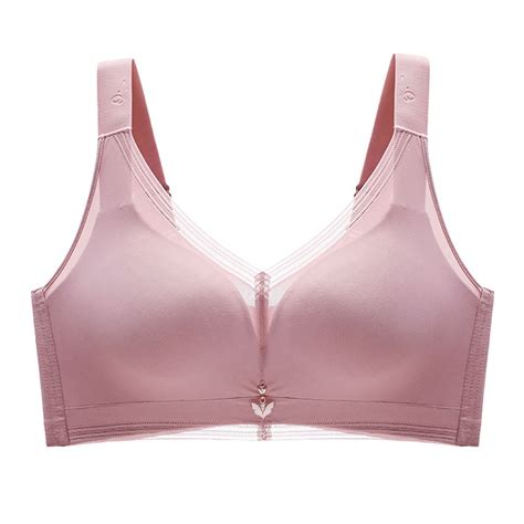 dmqupv Push up Bra Women Full Cup Thin Underwear Plus Size Wireless ...