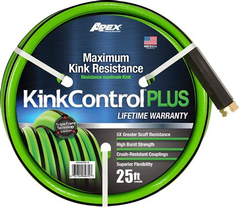 Amazon.com : Kink Control Plus Water Hose 25ft - High Burst Strength ...