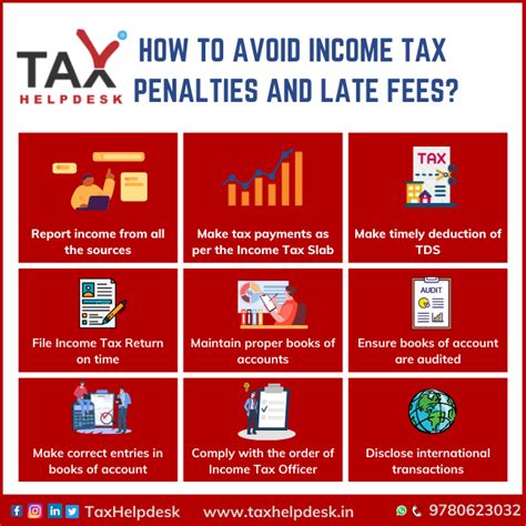 How to avoid income tax penalties and late fees?